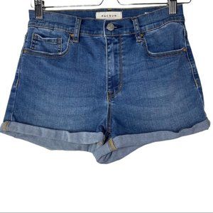 PacSun the Shortie shorts hight waisted cuffed hem